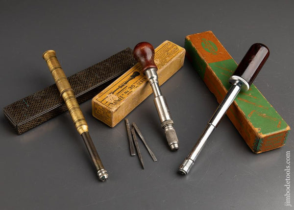 Three Spiral Ratchet Screwdrivers in Original Boxes - 90668