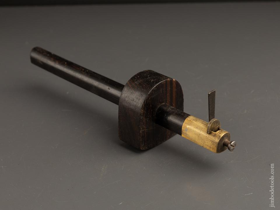 FINE Eleven inch MARPLES Ebony & Brass Slitting Gauge - 90676