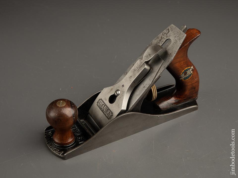 STANLEY No. 4 Smooth Plane Type 15 circa 1931-32 SWEETHEART with Decal EXTRA FINE! - 90679