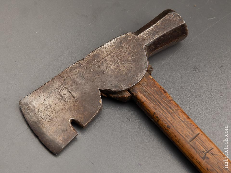 BEATTY & SON CHESTER PA 6 x 12 inch Hammer/Axe with Cow Logo - 90687