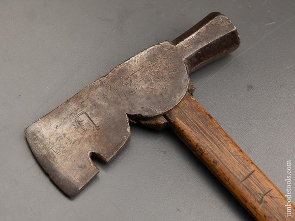 BEATTY & SON CHESTER PA 6 x 12 inch Hammer/Axe with Cow Logo - 90687