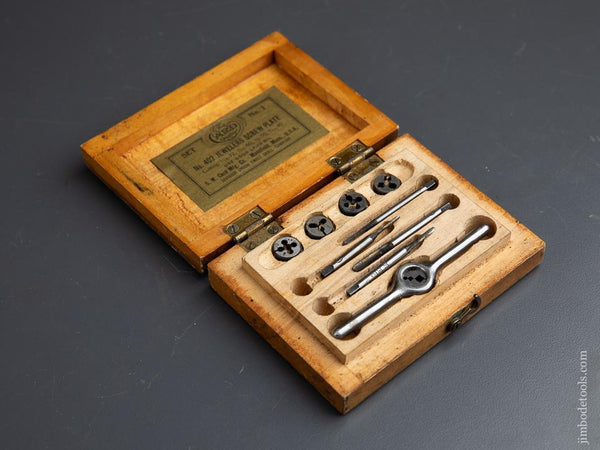 S.W. CARD MFG CO No. 402 Jewelers' Screw Plate MINT in Original Box - 90689