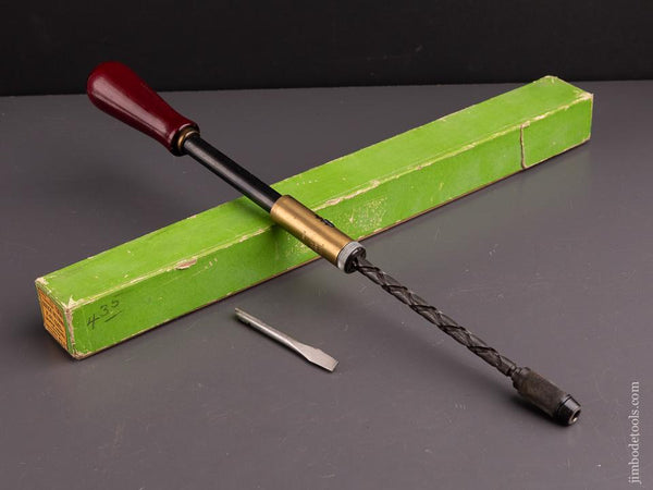 Unique War Time YANKEE No. 130A Spiral Ratchet Screw Driver with One Bit in Original Box - 90767