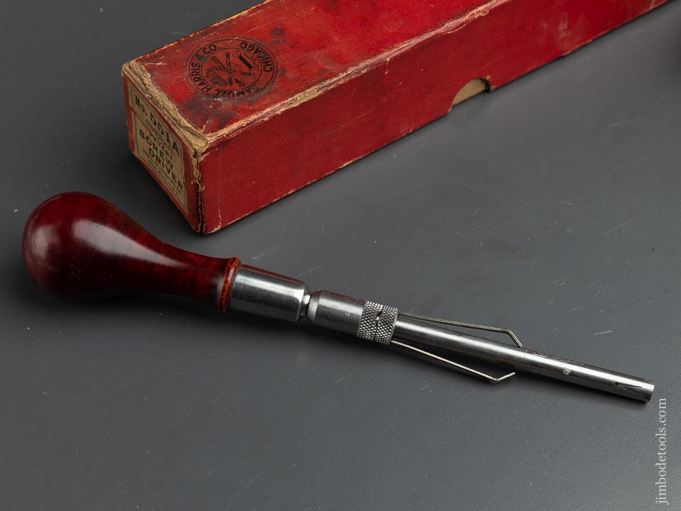 STARRETT Patented No. 551A Screw Driver With Six Bits in Original Box - 90769