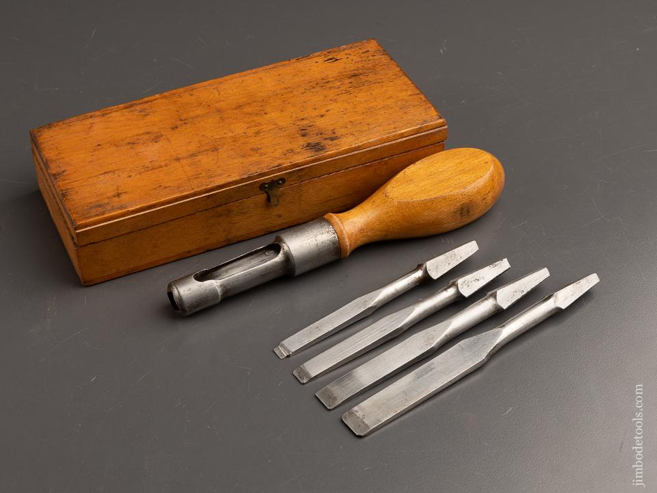 CLARK'S BEST QUALITY Screw Drivers with Patent Handles EXTRA FINE in Original Box by R.H. BROWN & CO - 90771