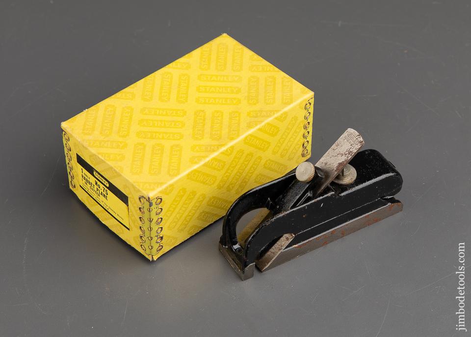 STANLEY No. 75 Rabbet Plane MINT in Original Box with Original Price Tag! - 90774