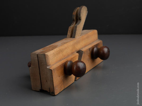 OWASCO TOOL CO NEW YORK Double Iron Screw Arm Sash Molding Plane circa 1875-1893 GOOD+ - 90818