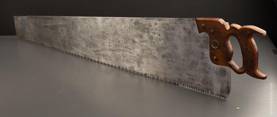 MONSTER 4 1/2 point 34 inch KEYSTONE (DISSTON) No. 107 Hand Saw - 90828