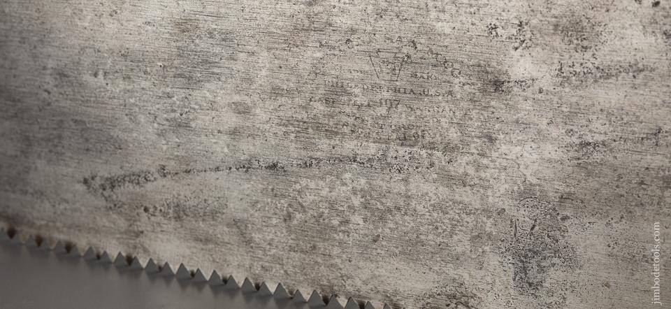 MONSTER 4 1/2 point 34 inch KEYSTONE (DISSTON) No. 107 Hand Saw - 90828