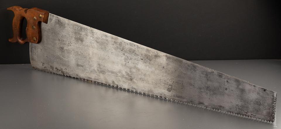 MONSTER 4 1/2 point 34 inch KEYSTONE (DISSTON) No. 107 Hand Saw - 90828