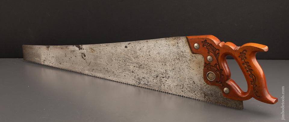 Fabulous 11 point 22 inch ATKINS PERFECTION No. 53 Hand Saw - 90830