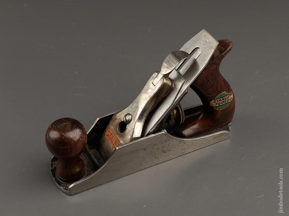 Extra Fine! STANLEY No. 602 BEDROCK Smooth Plane Type 8 circa 1927-30 SWEETHEART with Decal - 90835