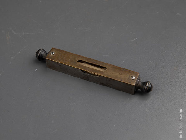 Rare! DAVIS No. 38 Finial Level with Machined Body - 90842U