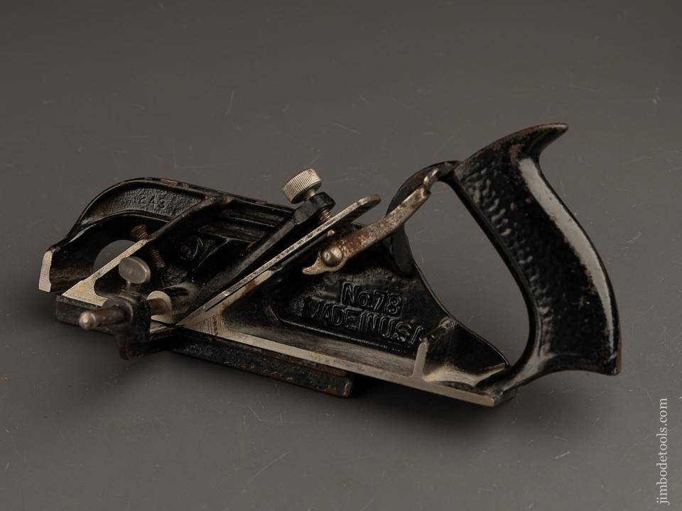 Fine STANLEY No. 78 Duplex, Rabbet, and Filletster Plane - 90845