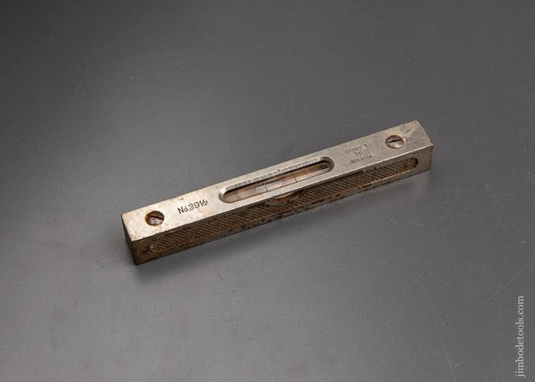 Six inch STANLEY NO. 39 1/2 Machinist's Level SWEETHEART - 90846