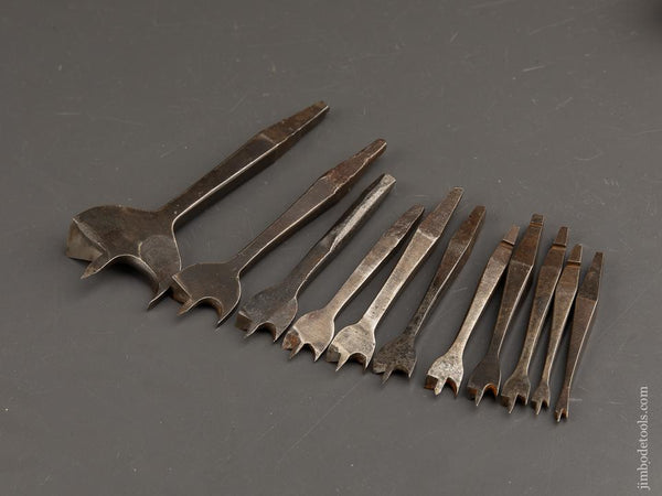 Set of Eleven Center Spur Bits - 90897