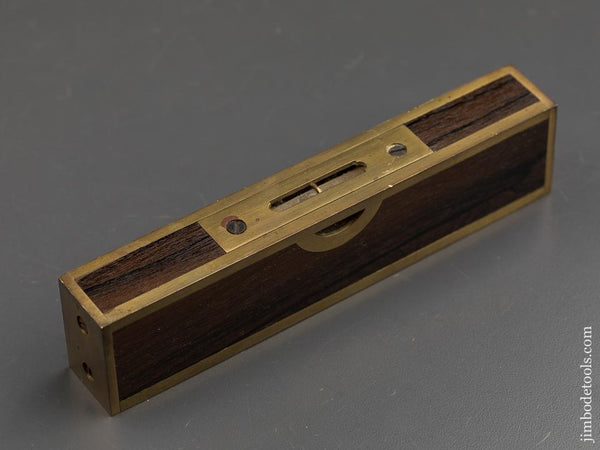 6 1/2 inch Brass Bound Rosewood Level - 90902