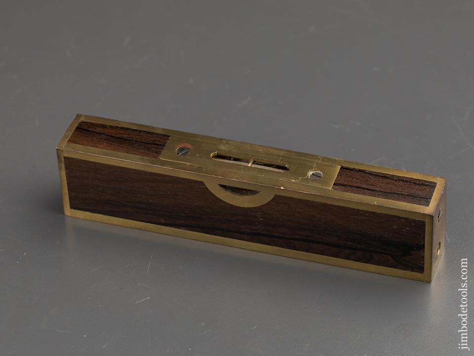 6 1/2 inch Brass Bound Rosewood Level - 90902