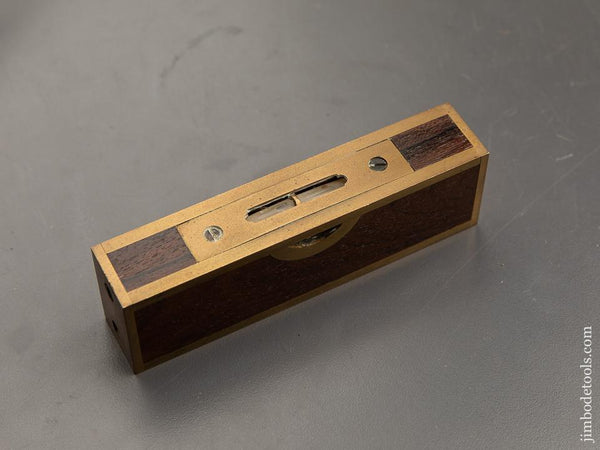 Five inch Brass Bound Rosewood STRATTON Style Level - 90903