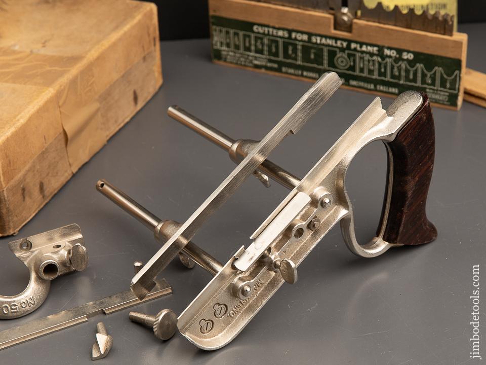 STANLEY No. 50 Light Combination Plane MINT and 100% COMPLETE in Original Box - 90921