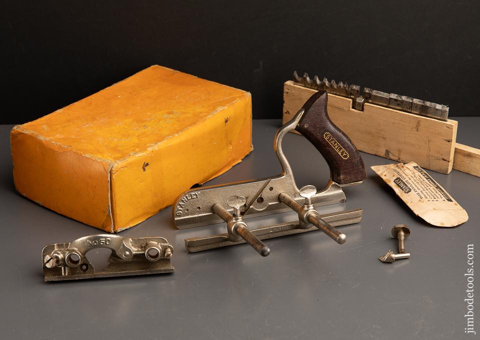 STANLEY No. 50 Light Combination Plane 100% COMPLETE in Original Box - 90932