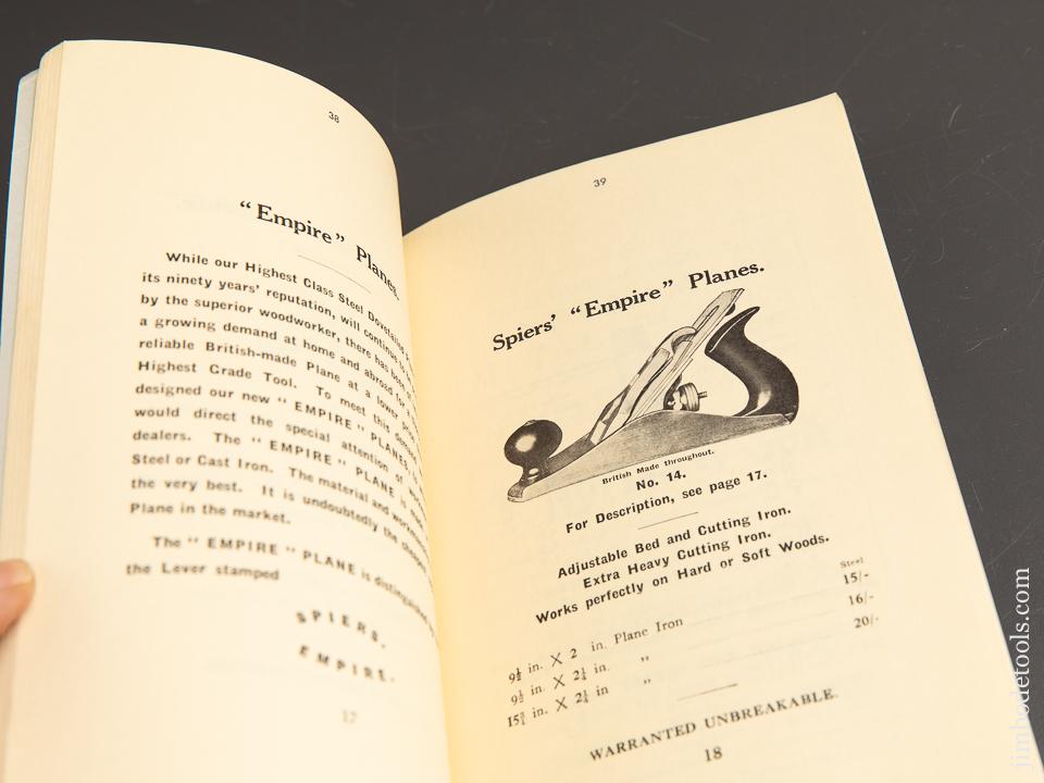 Book:  SCOTCH AND ENGLISH METAL PLANES of SPIERS and NORRIS by Ken Roberts - 90938