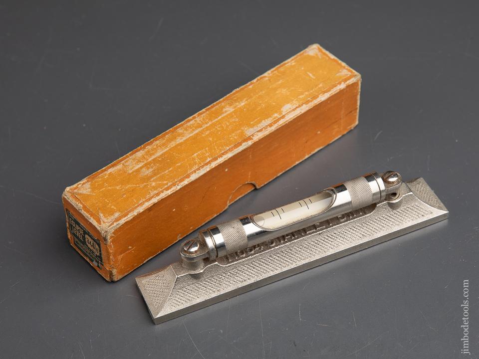 Six inch STANLEY No. 34 Eclipse Level MINT in Original Box - 90941