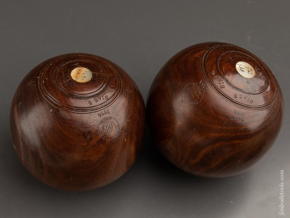 Extra Extra Fine! Lignum Bowls Set with Mother of Pearl Inlay - 90957