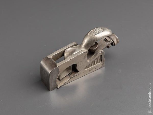 FINE 1 1/8 x 3 7/8 inch RECORD No. 077 Bull Nose Rabbet Plane - 90980