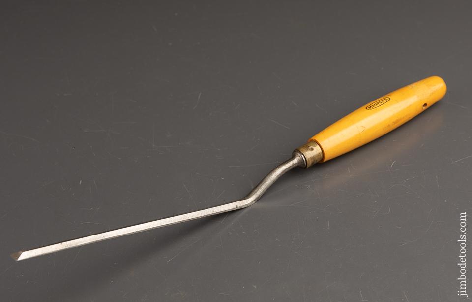Long Thin 1/4 inch MARPLES Boxwood Handled Crank Neck Paring Chisel - 90991