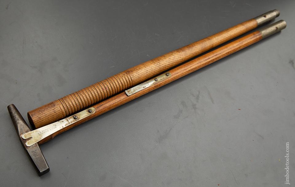 Extra Fine! ROBERTSON Patent Two Piece 36 inch Bill Posting Hammer - 91015