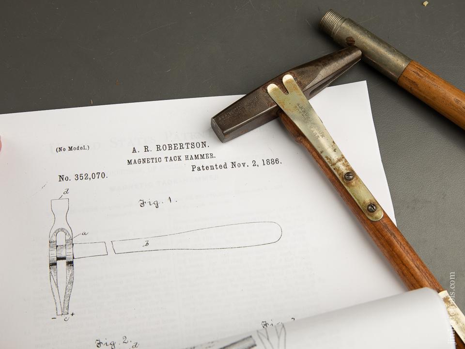 Extra Fine! ROBERTSON Patent Two Piece 36 inch Bill Posting Hammer - 91015
