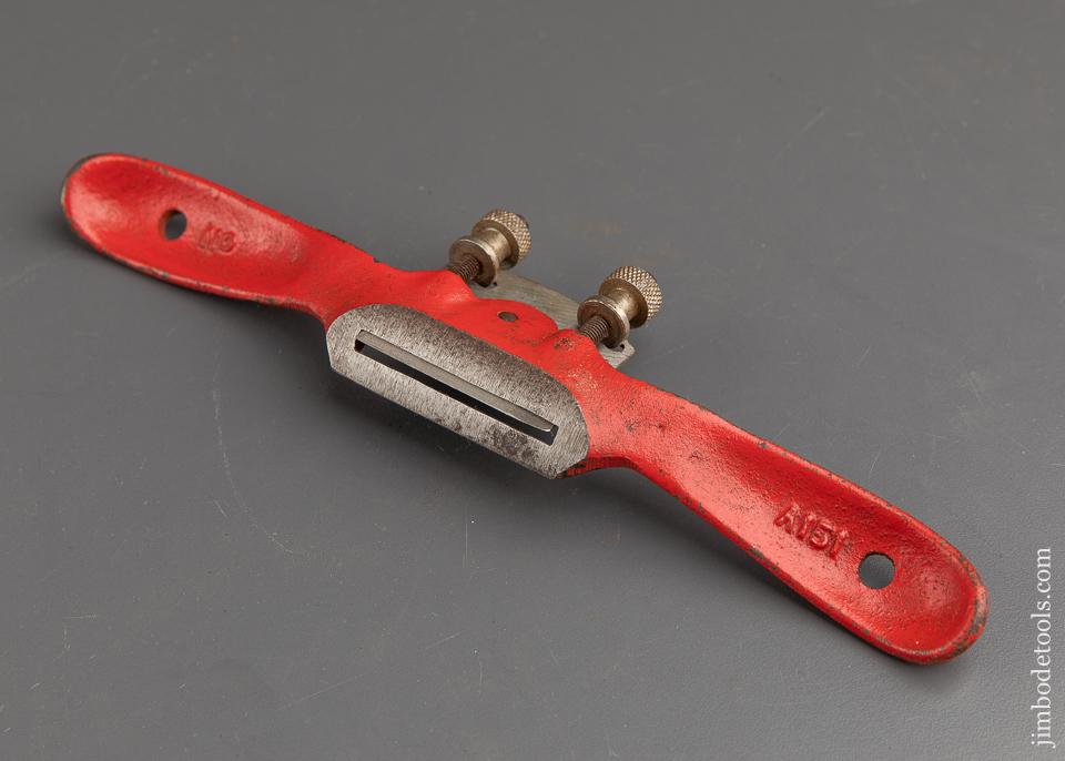 RECORD No. A151 Adjustable Round Bottom Spoke Shave with Decals - 91023