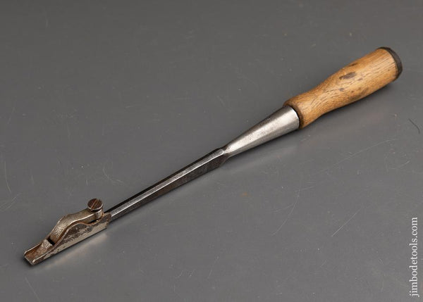 MEAD Patent April 10, 1888 STANLEY No. 96 Type One Blind Nailing Plane Chisel Gauge with Chisel - 91036