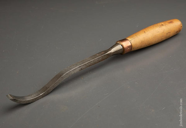 1/2 inch I. SORBY Boxwood Handled Swan Neck Mortise Chisel - 91041