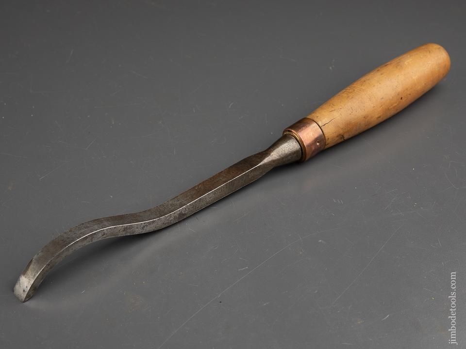 1/2 inch I. SORBY Boxwood Handled Swan Neck Mortise Chisel - 91041