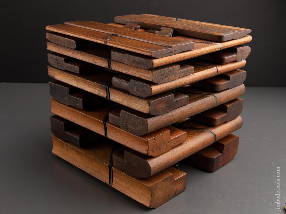 Complete Working Set of 18 Hollows & Rounds Molding Planes 2-18 EVENS - 91055