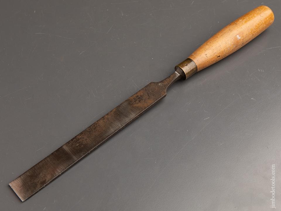 Long Thin One inch THOS WALES & SONS Beech Handled Paring Chisel - 91082