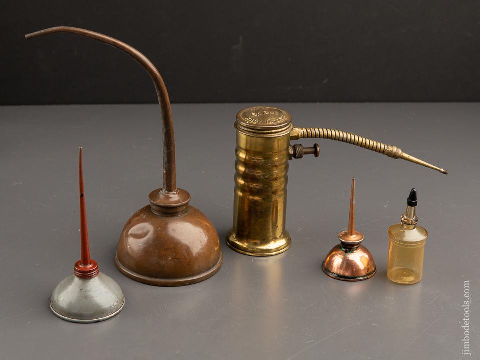 Collection of Five Oil Cans - 91085