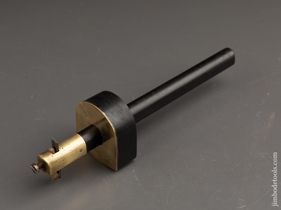 10 3/4 inch Ebony & Brass Slitting Gauge - 91104