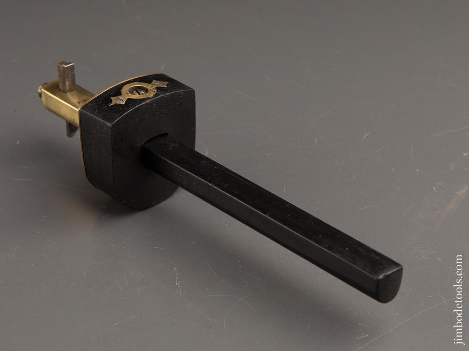 10 3/4 inch Ebony & Brass Slitting Gauge - 91104