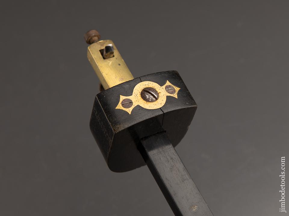 Extra Fine TYZACK Ebony & Brass Slitting Gauge - 91105