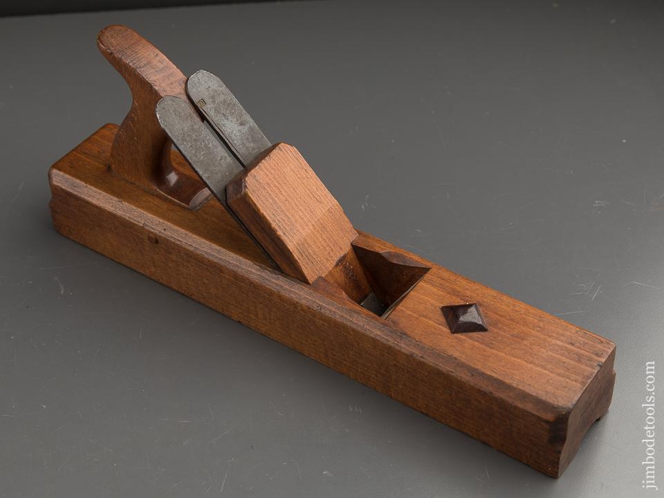 Mint And Rare Bench Sash Plane With Diamond Strike Button And Double Irons Signed I. SLEEPER - 91108U