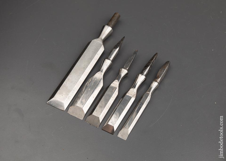 NEW OLD STOCK Set of Five Bench Chisels - 91154