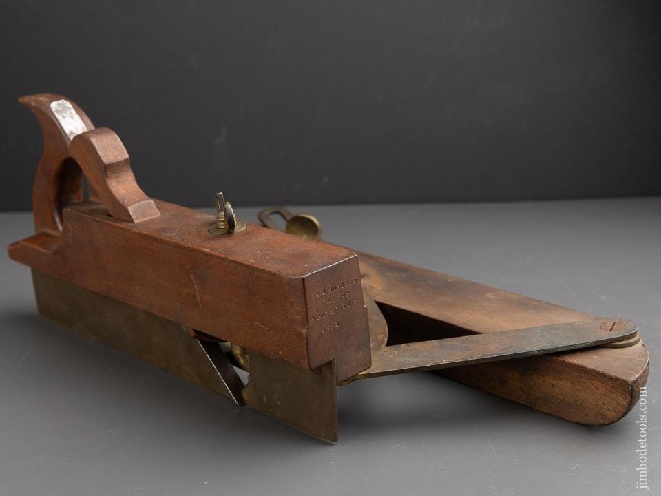 SAMUEL C. NORCROSS Patent No. 2 Scissor Arm Plow Plane HUGE! 17 inches - 91184U