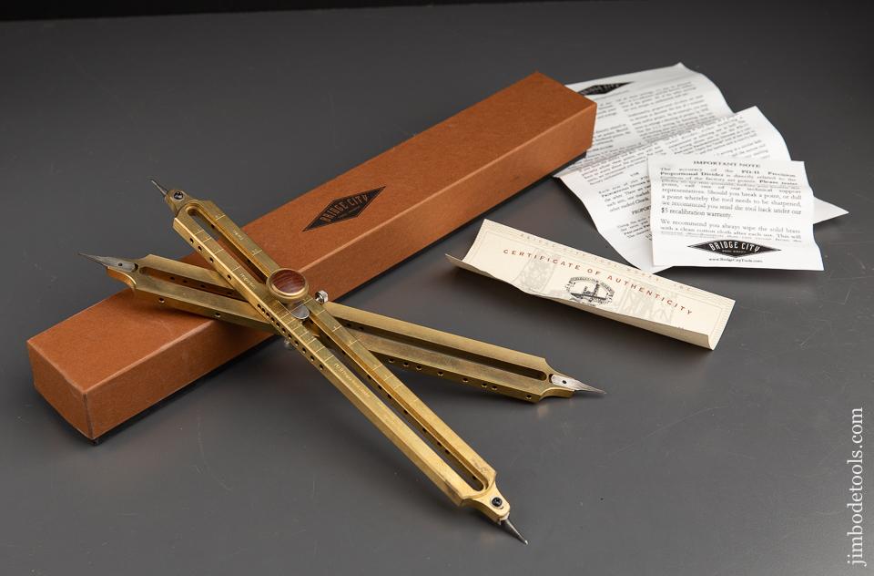 BRIDGE CITY TOOL WORKS PD-11 Precision Proportional Divider MINT in Original Box - 91186