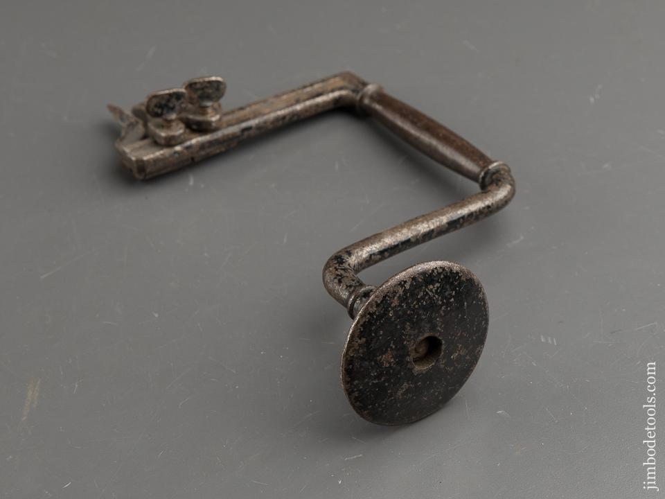 Heeysinger Patent Early Cast Iron Washer Cutter Brace - 91206