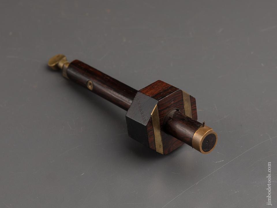 Mint Brodhead Patent 1868 Star Tool Co. Rosewood Gauge Twist Lock * 91218U