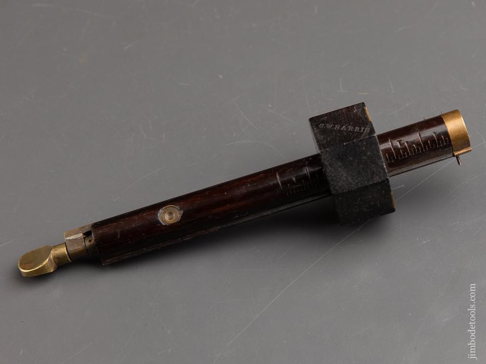 Mint Brodhead Patent 1868 Star Tool Co. Rosewood Gauge Twist Lock * 91218U