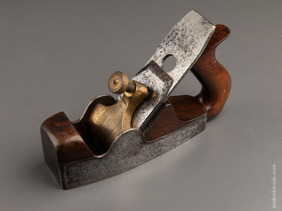 Early Pre-War NORRIS NO. 2 Dovetailed Steel and Rosewood Smooth Plane - 91220